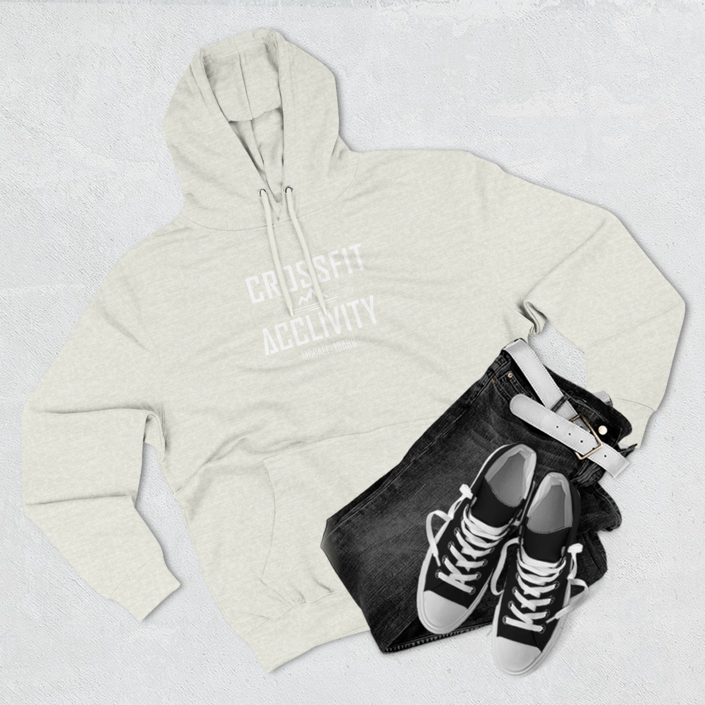 Grey Acclivity Fleece Hoodie