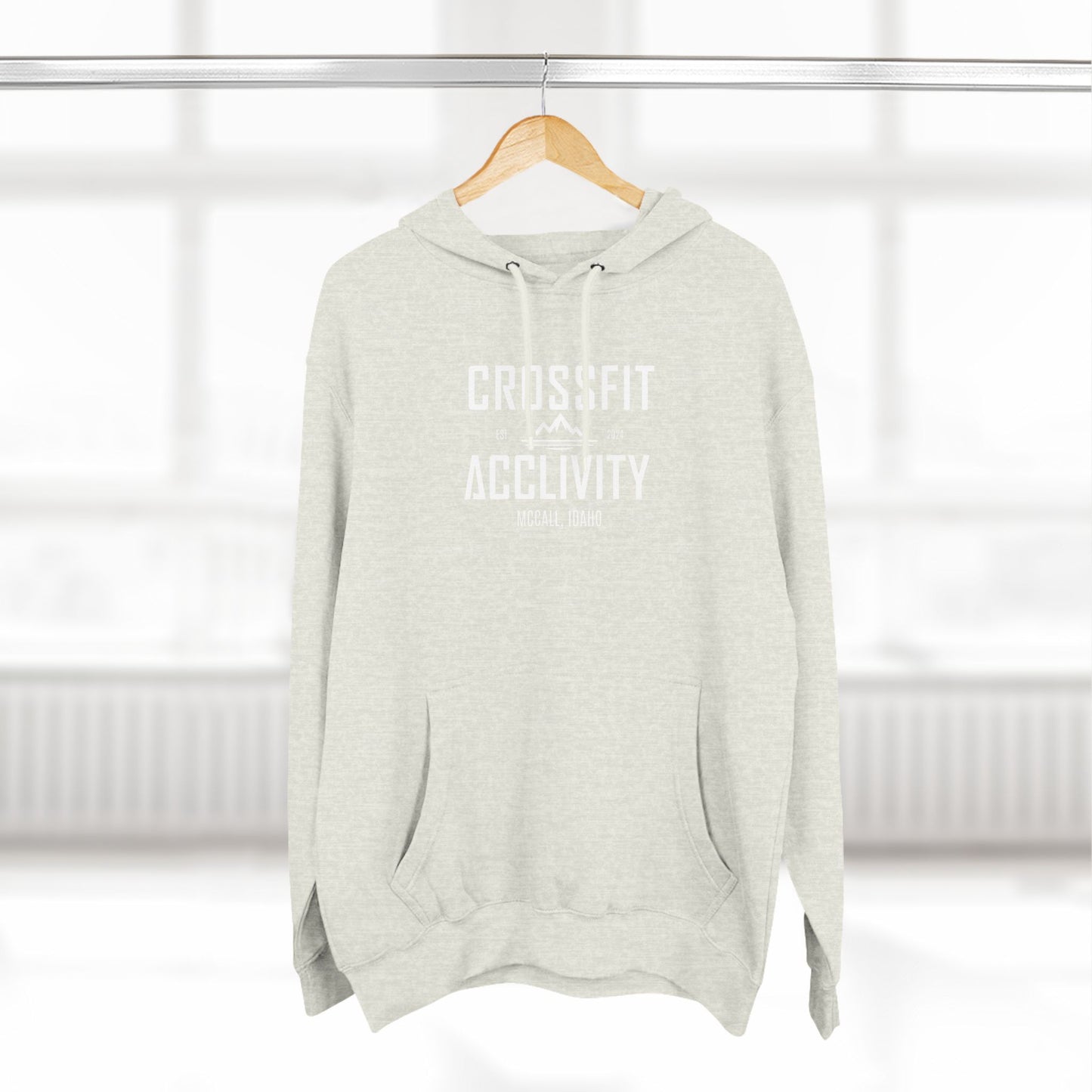 Grey Acclivity Fleece Hoodie